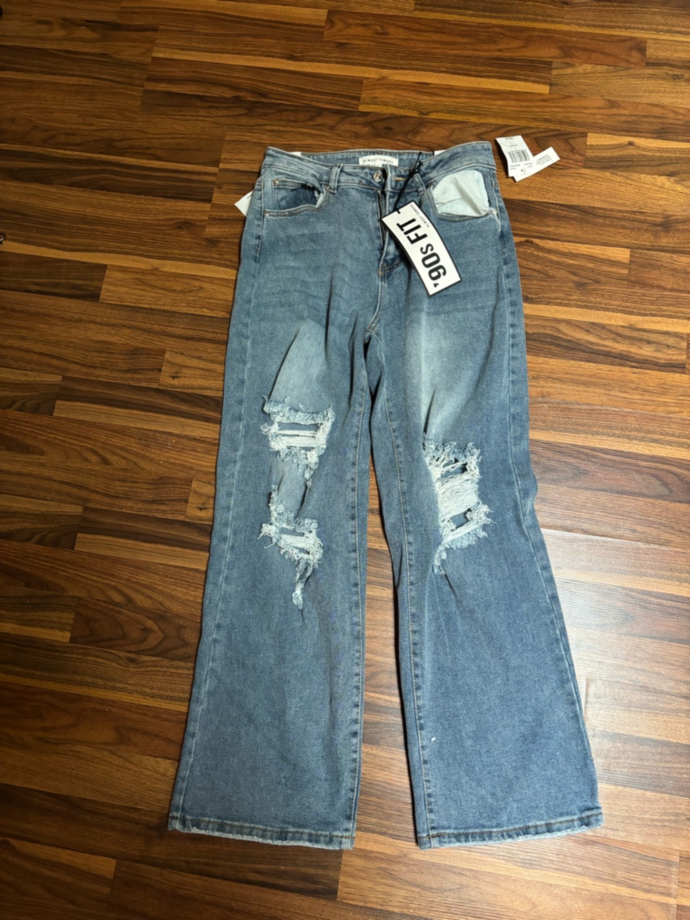 Almost Famous Light Blue Straight Jeans with Tag